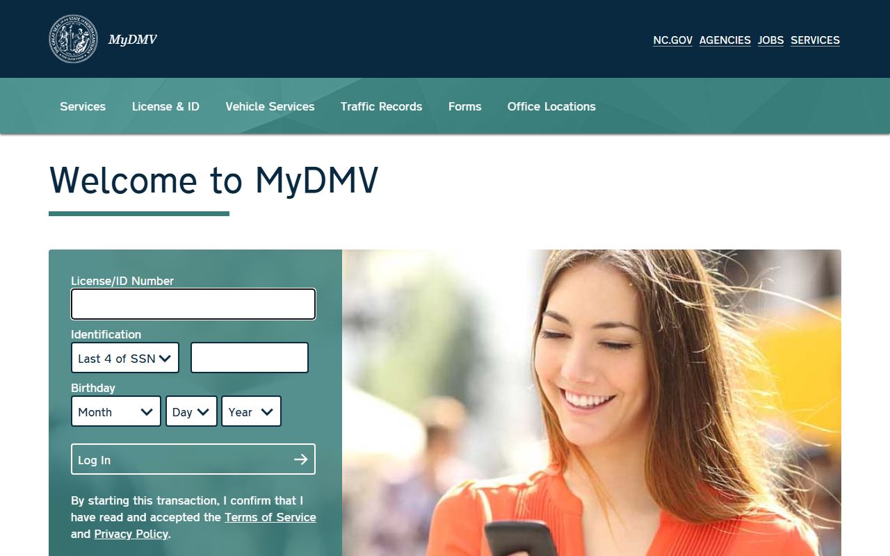 Granville County traffic court records MyDMV portal