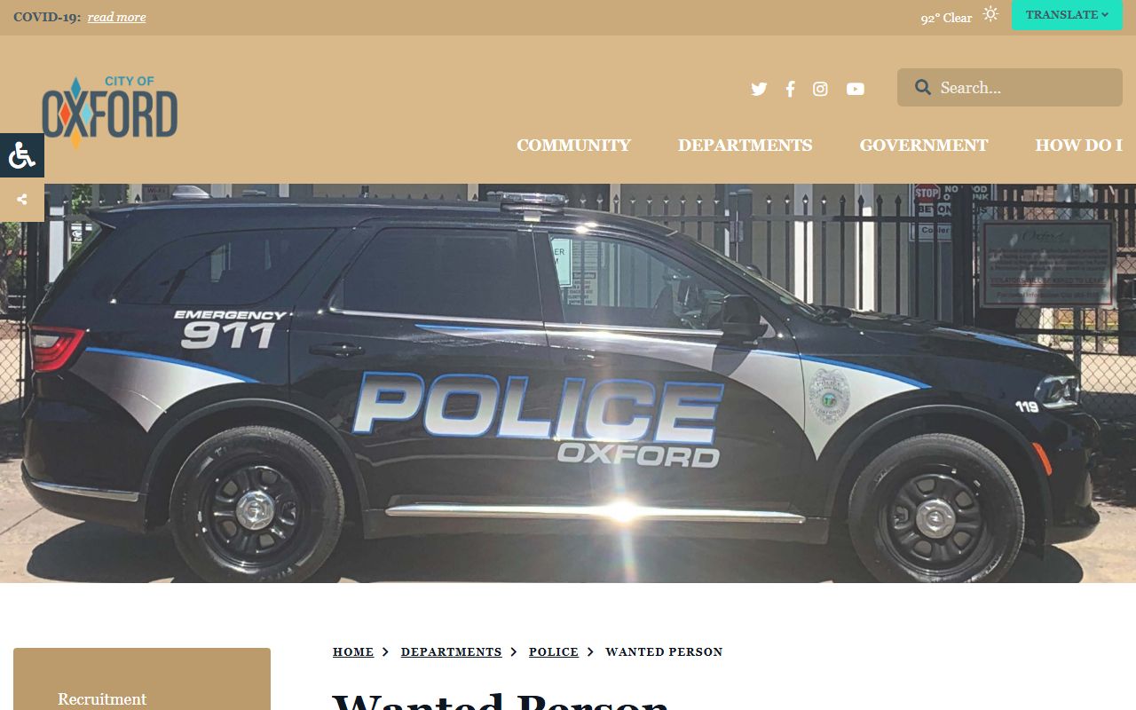 Granville County warrant search Oxford Police wanted source